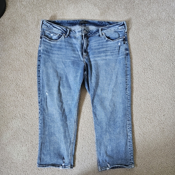 SILVER JEANS ELYSE CAPRI 18Wx 23.5 - Picture 1 of 7
